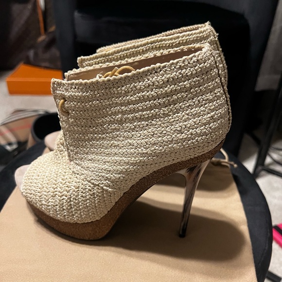 Burberry English Icons Darfield RAF 100 Peep Show Desert Bootie EU 39.5 - Picture 5 of 9